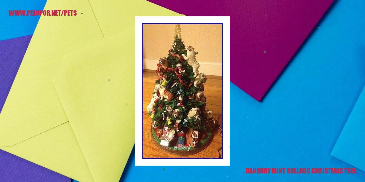 Danbury Mint Bulldog Christmas Tree