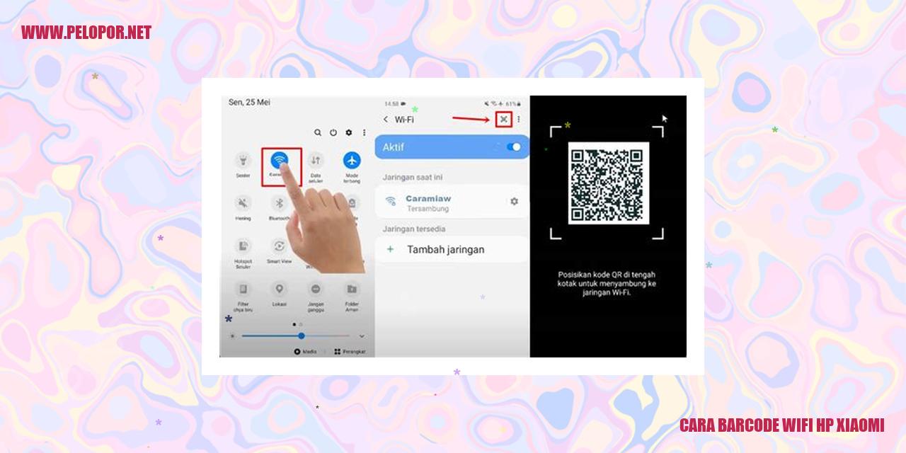 Cara Scan Barcode WiFi pada HP Xiaomi