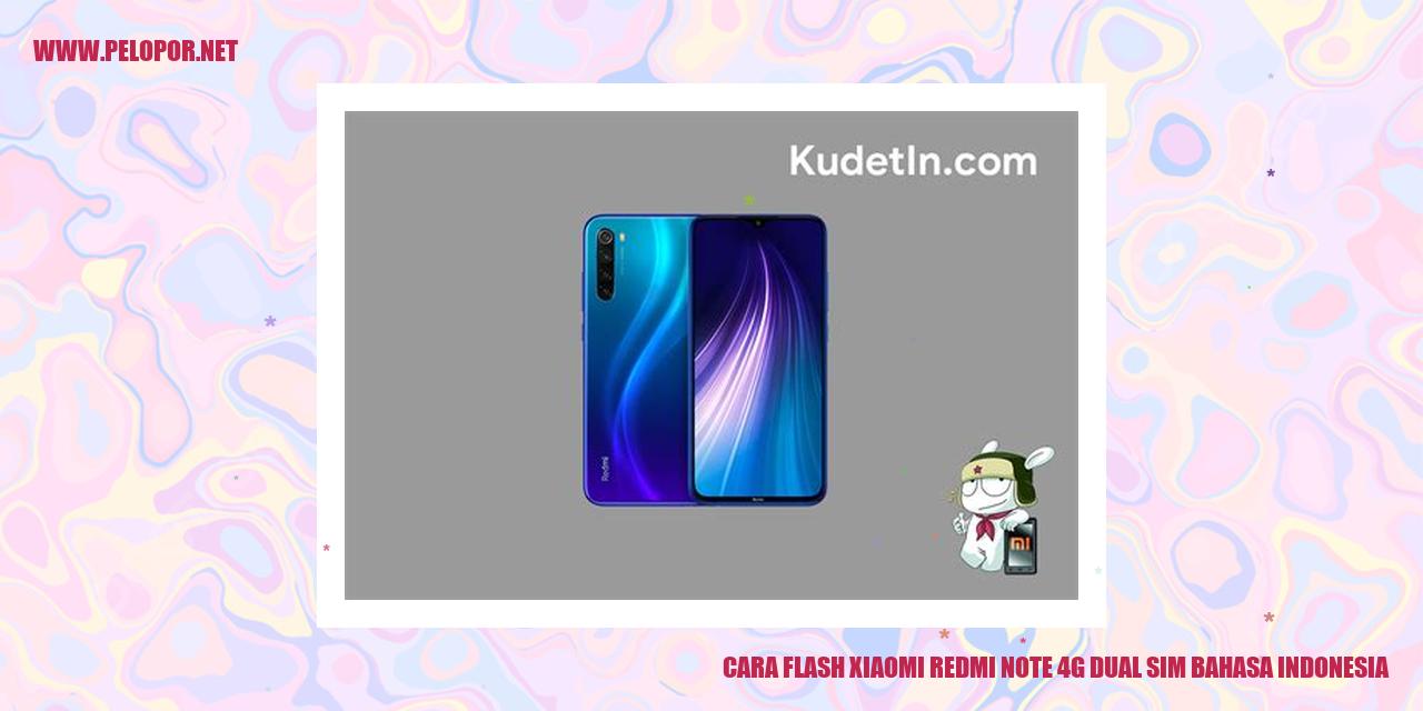 Cara Flash Xiaomi Redmi Note 4G Dual Sim (bahasa Indonesia)