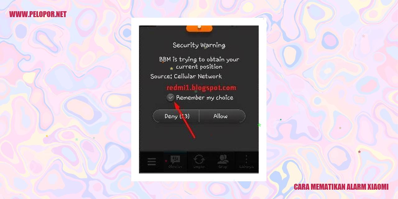 Cara Mematikan Alarm Xiaomi dengan Mudah