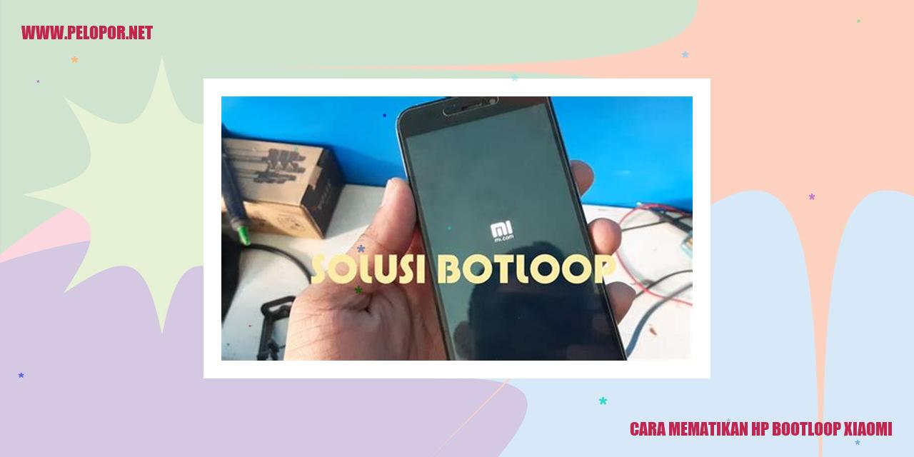 Cara Mematikan HP Bootloop Xiaomi dengan Mudah