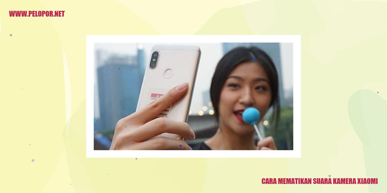 Cara Mematikan Suara Kamera Xiaomi: Hemat Baterai tanpa Suara