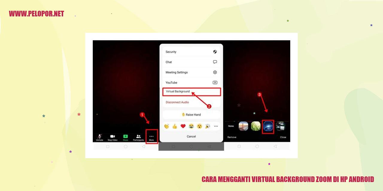 Cara Mengganti Virtual Background Zoom di HP Android