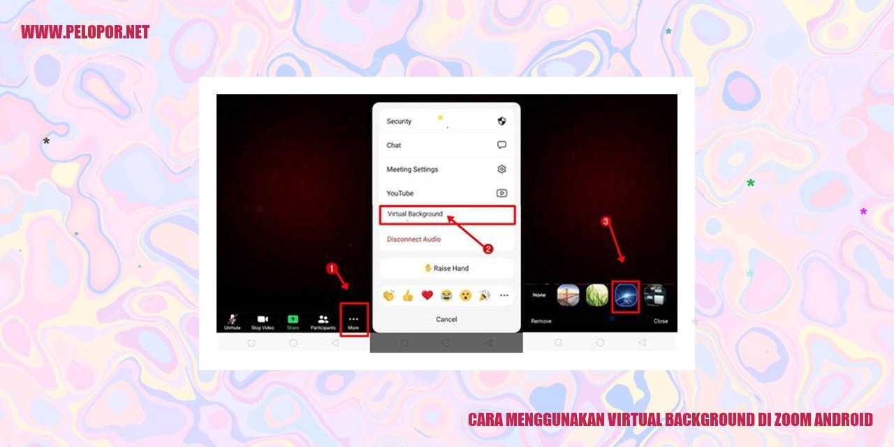 Cara Menggunakan Virtual Background di Zoom Android
