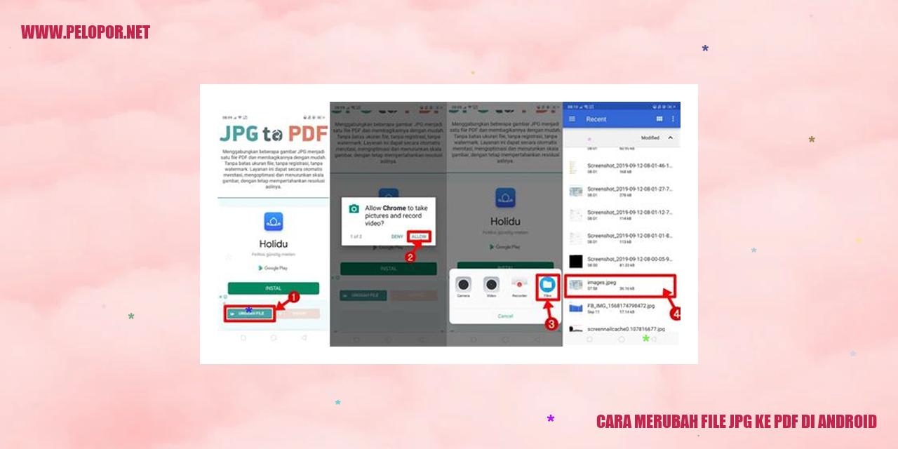 Cara Merubah File JPG menjadi PDF di Android