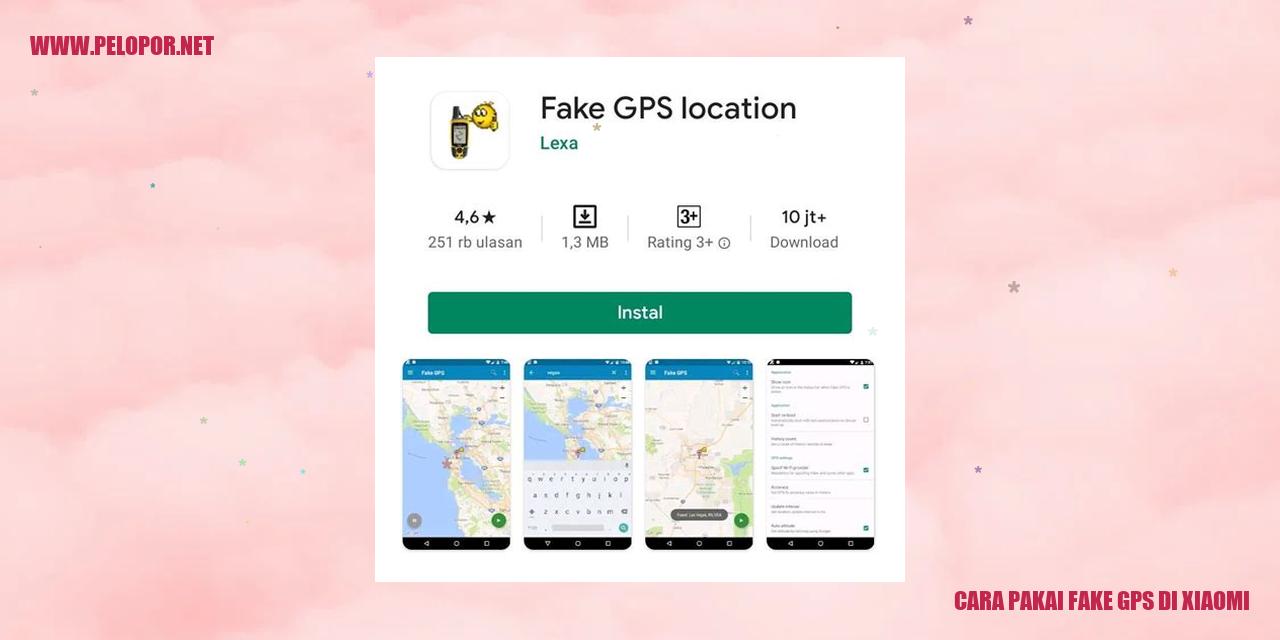 Cara Pakai Fake GPS di Xiaomi Dengan Mudah