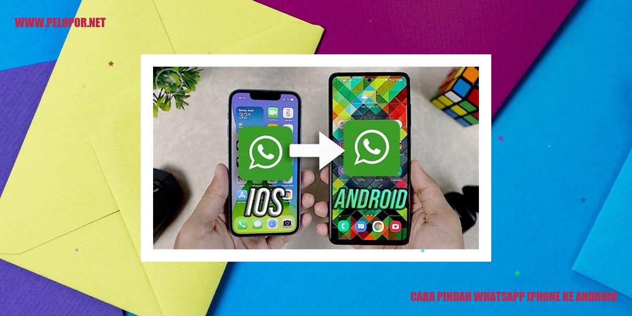 Cara Pindah WhatsApp iPhone ke Android: Panduan Lengkap