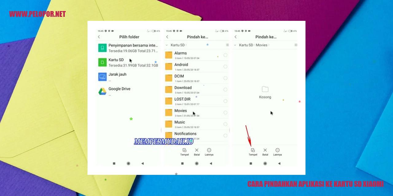Cara Pindahkan Aplikasi ke Kartu SD Xiaomi