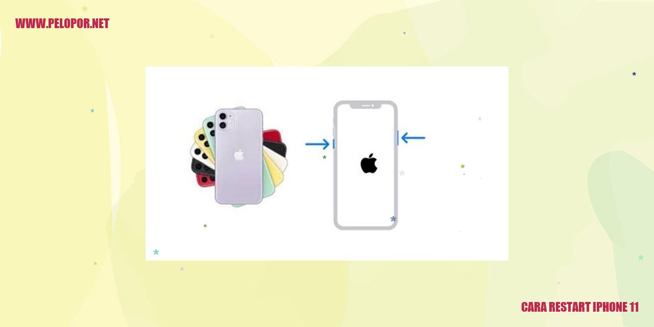 Cara Restart iPhone 11 dengan Mudah dan Cepat