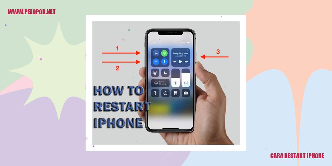 Cara Restart iPhone dengan Mudah dan Cepat