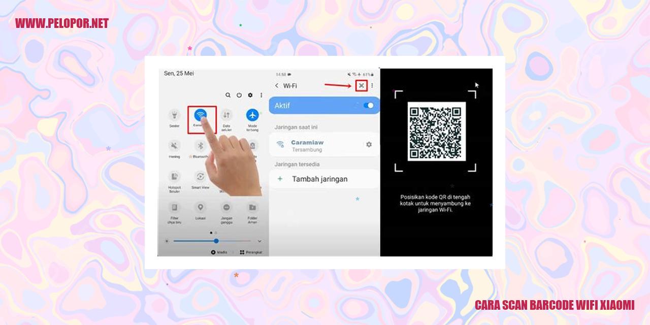 Cara Scan Barcode Wifi Xiaomi